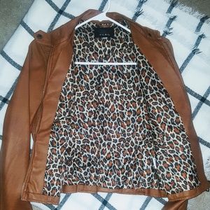 Cognac Leather Jacket